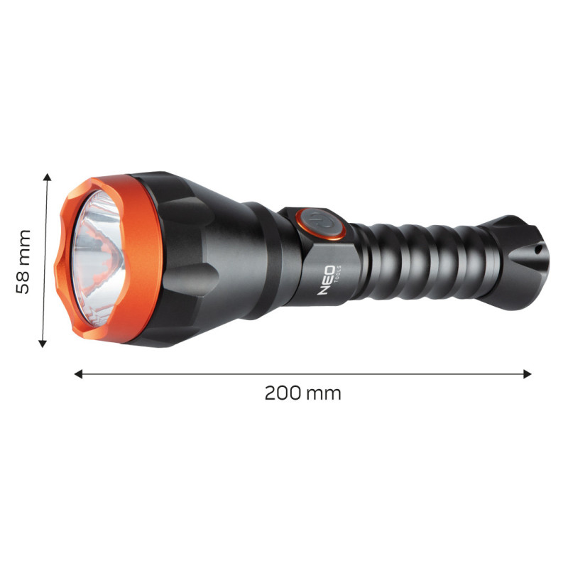 Ліхтар акумуляторний NEO 99-070, USB-C, Osram LED, 500 лм, 10 Вт