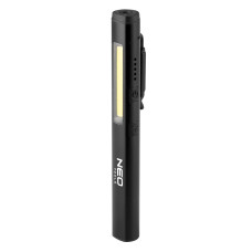 Інспекційна лампа NEO Tools 99-077, 4 в 1: COB LED 450 лм, лазер, УФ 365 нм, USB-C