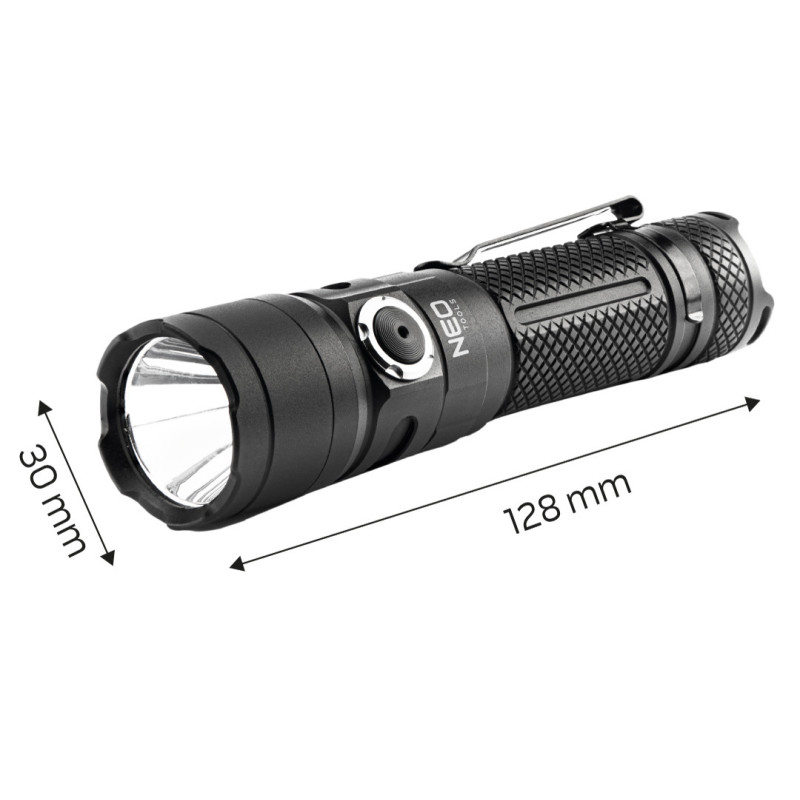 Ліхтар акумуляторний NEO Tools 99-075, SST40 LED, 1500 лм, USB-C, 4000 мА·год, дальність 200 м