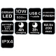 Ліхтар акумуляторний NEO 99-070, USB-C, Osram LED, 500 лм, 10 Вт