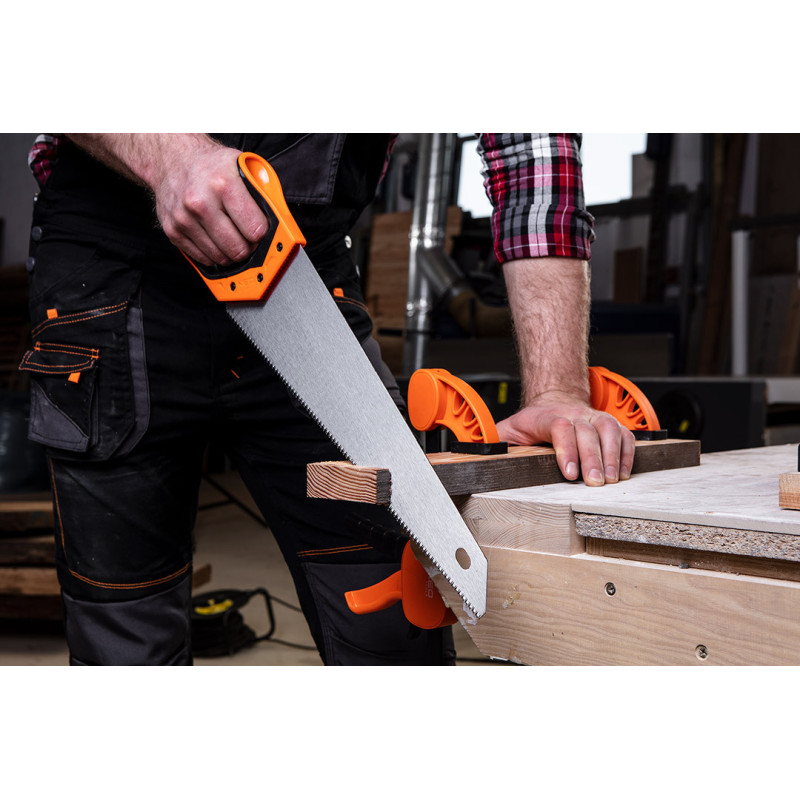 Ножівка Neo Tools 41-161, 400 мм, зубці 11 TPI, загартована сталь.