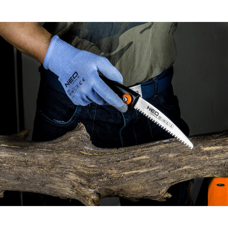 Садова пилка Neo Tools 42-100, 9 зубів на дюйм, висувне полотно, для саду