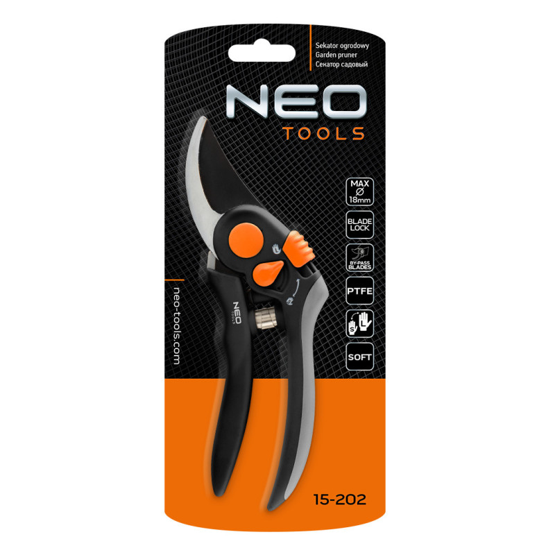 Обхідний сектор Neo Tools 200 мм, арт. 15-202 – для точної обрізки гілок і чагарників