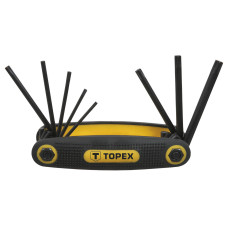 Комплект Torx-ключів Topex 35D959, надійні інструменти для дому та майстерні.