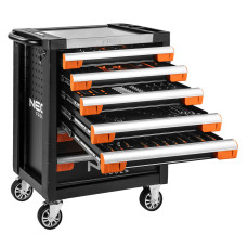 Візок для інструментів Neo Tools 84-220+G з 7 ящиками та набором професійних інструментів