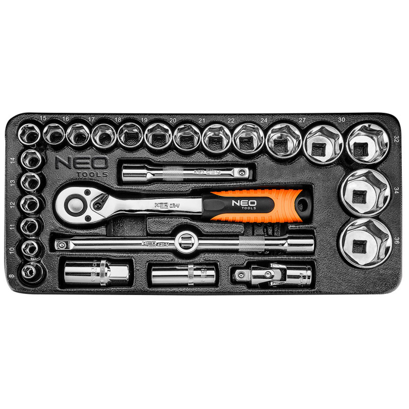 Візок для інструментів Neo Tools 84-220+G з 7 ящиками та набором професійних інструментів