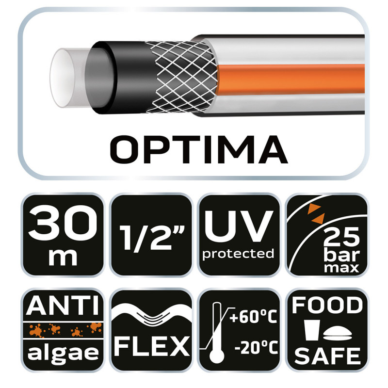 Садовий шланг Neo Tools 15-821 Optima 1/2