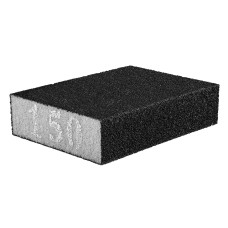 Губка наждачна, 70 x 25 x 100 мм, K150