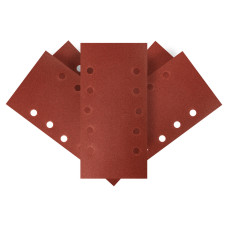 Шліфувальний папір на липучці 115 x 230 мм, K180, 5 шт, з отворами