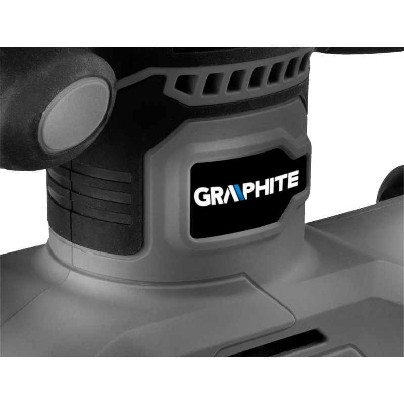 Шліфмашина вібраційна GRAPHITE 59G326, 260 Вт, 90x187 мм, пиловидалення