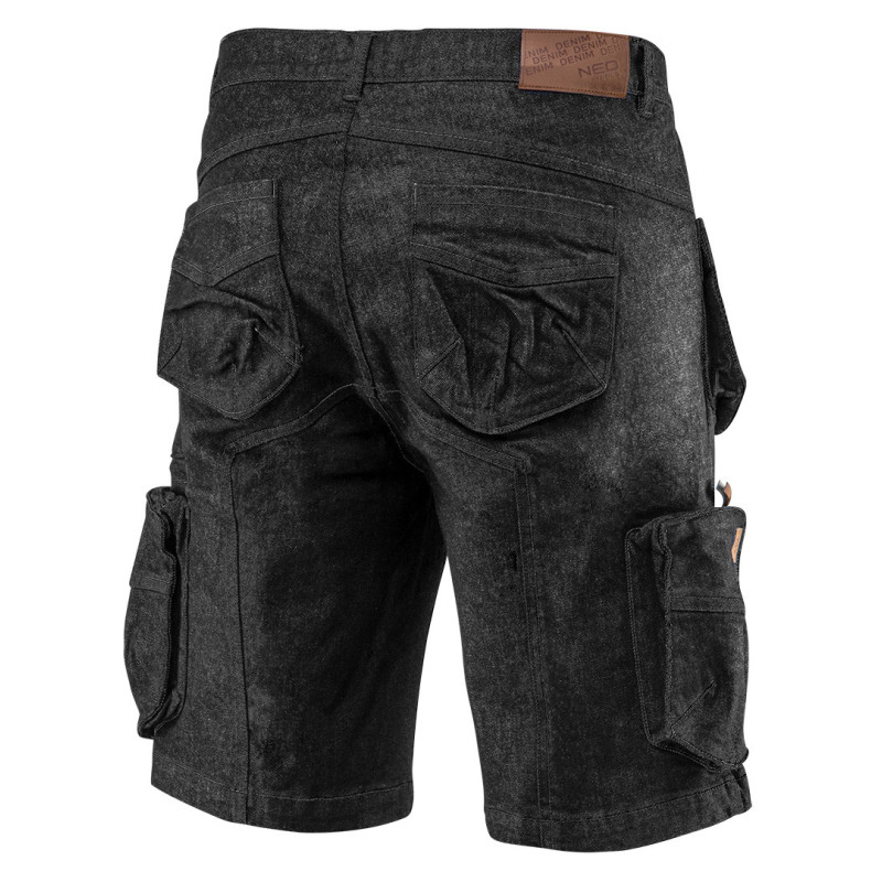 Робочі джинсові шорти NEO 81-273 DENIM BLACK