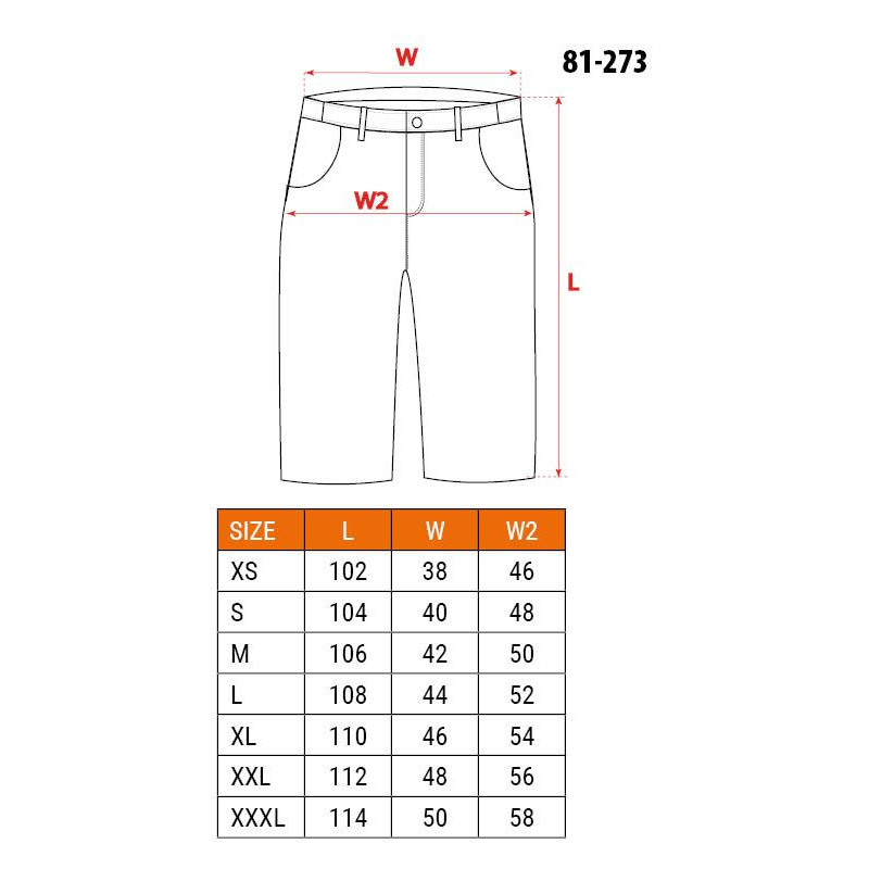 Робочі джинсові шорти NEO 81-273 DENIM BLACK