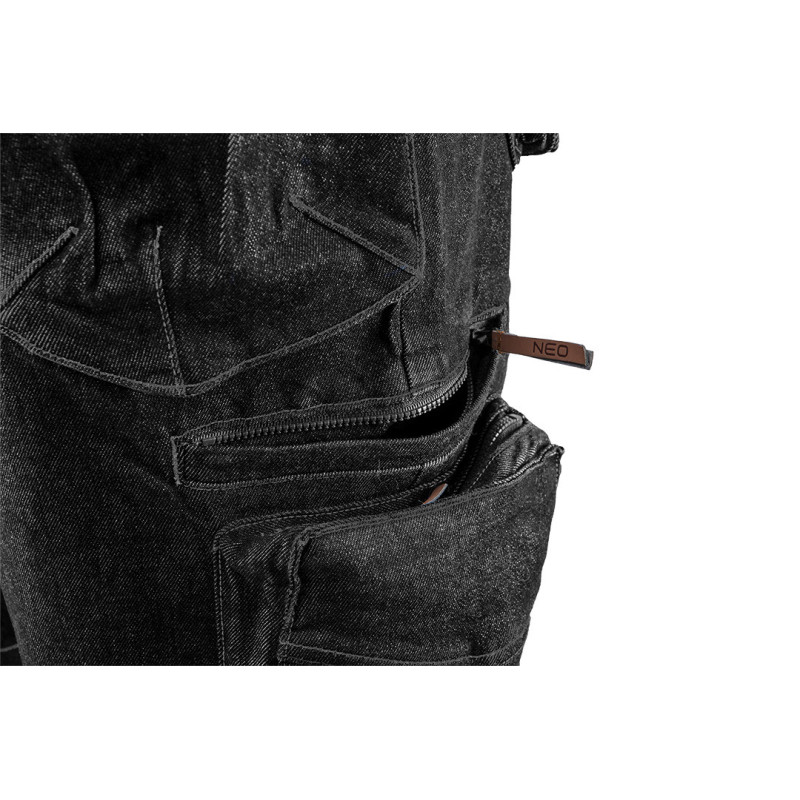 Робочі джинсові шорти NEO 81-273 DENIM BLACK