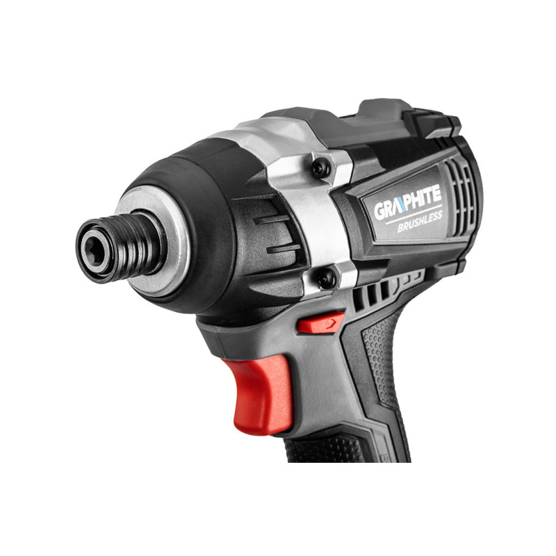 Акумуляторний безщітковий шуруповерт GRAPHITE 58G030 18В, 200 Нм, патрон 1/4