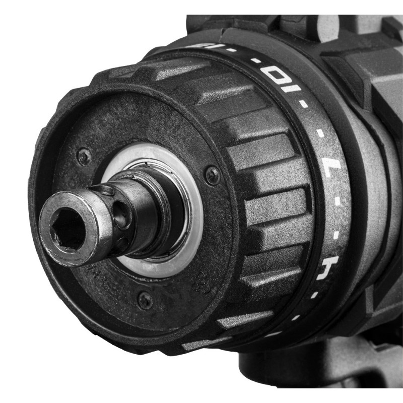 Дриль-шуруповерт GRAPHITE 58G793, 300 Вт, кабель 6 м, патрон 10 мм, у кейсі