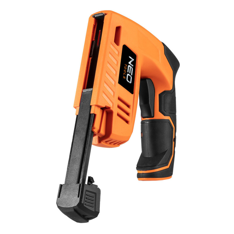 Меблевий акумуляторний степлер NEO Tools 16-050, 4V, micro USB, набір скоб і цвяхів