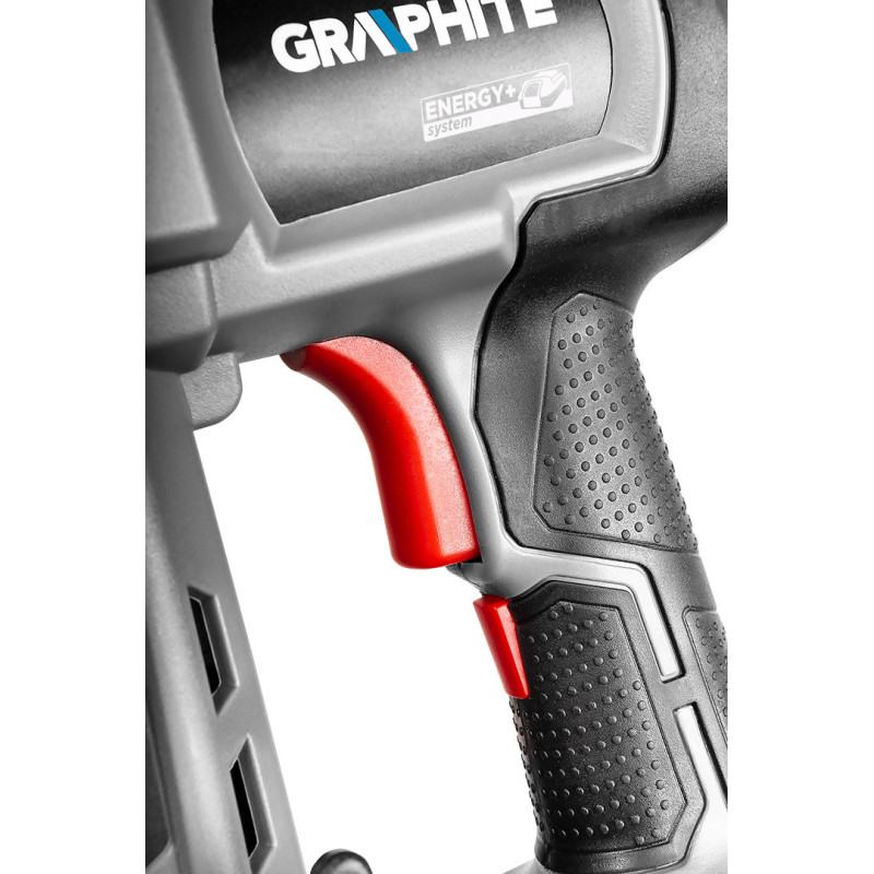 Акумуляторний степлер GRAPHITE 58G081 2-в-1, скоби та цвяхи, 18 В, Li-Ion, без АКБ та ЗП