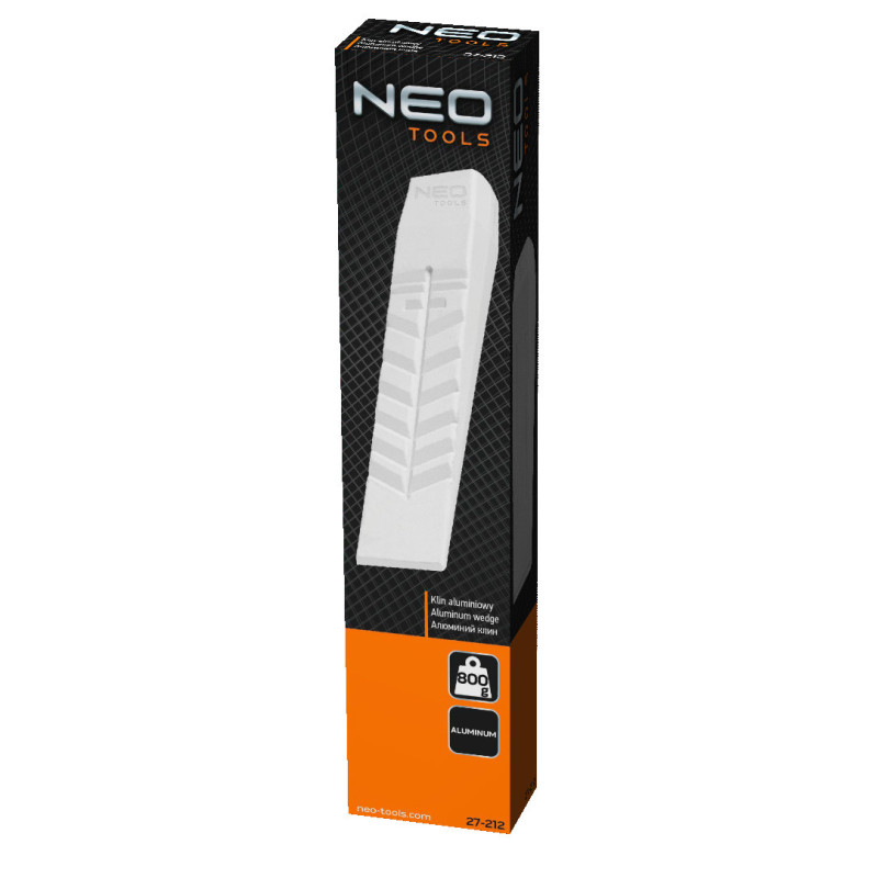 Алюмінієвий клин NEO 27-212, 800 г – витий клин для розколювання деревини