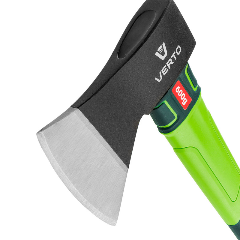 Сокира VERTO 05G201 з ергономічною ручкою, 860 г, для рубання дров та садових робіт