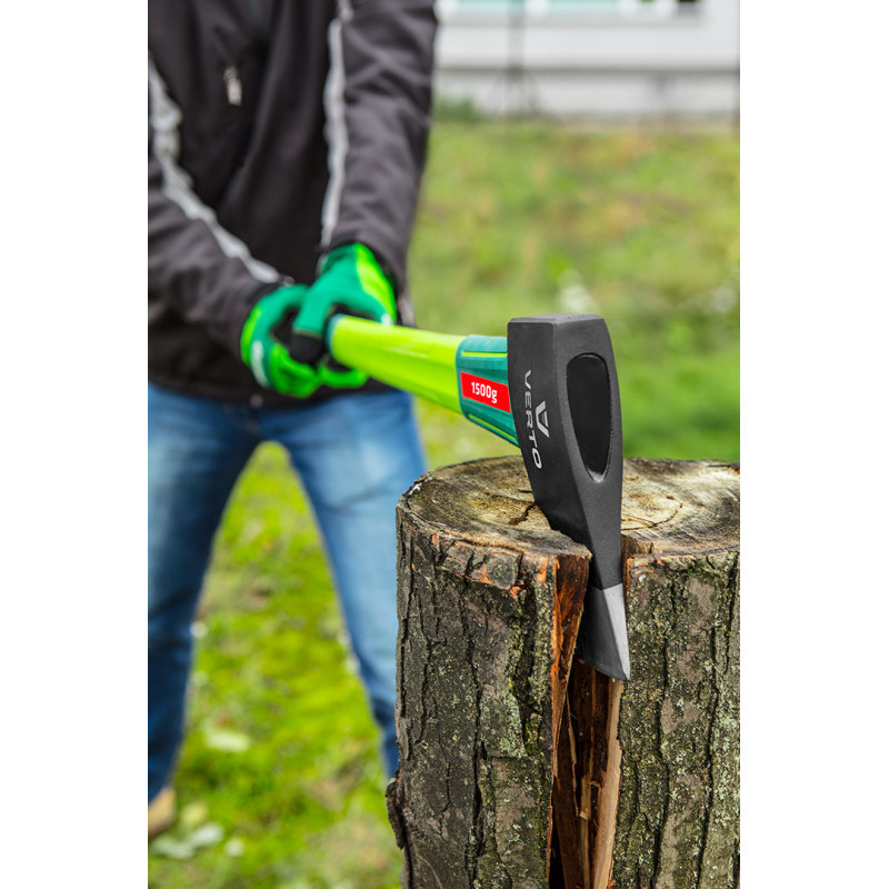 Сокира VERTO 05G202 універсальна, 2500 г, ергономічна ручка, для саду, лісу та дачі