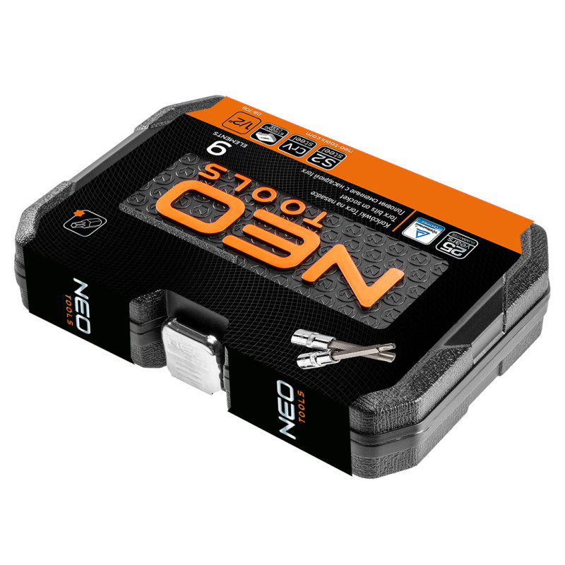 Набір головок з насадками Torx Neo Tools 08-708 100мм, 9 шт