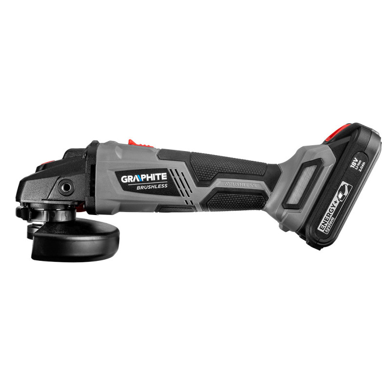 Акумуляторна УШМ GRAPHITE 58G026 (125 мм, 10000 об/хв, 18V) без АКБ