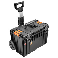 Модульний ящик на колесах NEO TOOLS 84-266, телескопічна ручка, великий об’єм, професійний