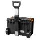 Модульний ящик на колесах NEO TOOLS 84-266, телескопічна ручка, великий об’єм, професійний