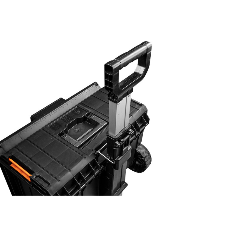 Модульний ящик на колесах NEO TOOLS 84-266, телескопічна ручка, великий об’єм, професійний